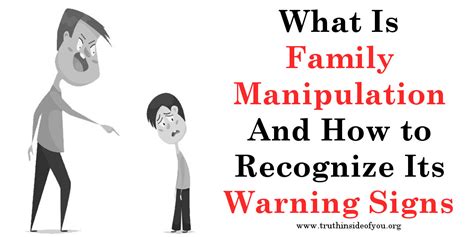 What Is Family Manipulation and How to Recognize Its Warning。